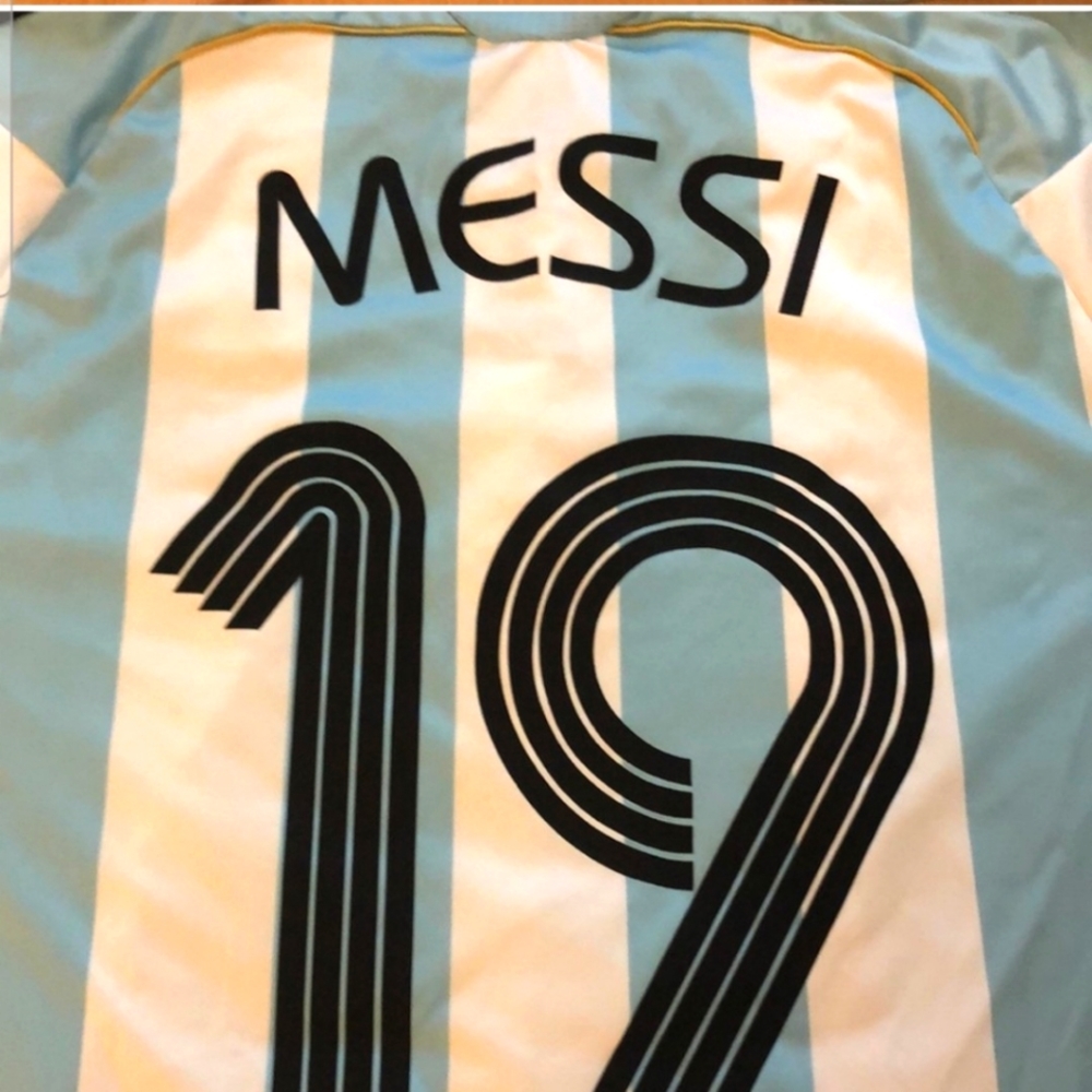 LEO MESSI 2006 WORLD CUP JERSEY.